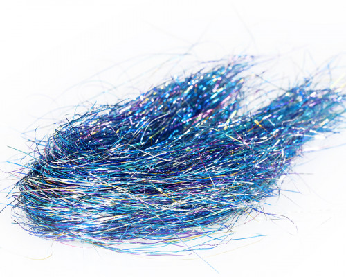 Fine 3D Tinsel Hair, Space Blue UVR / 77